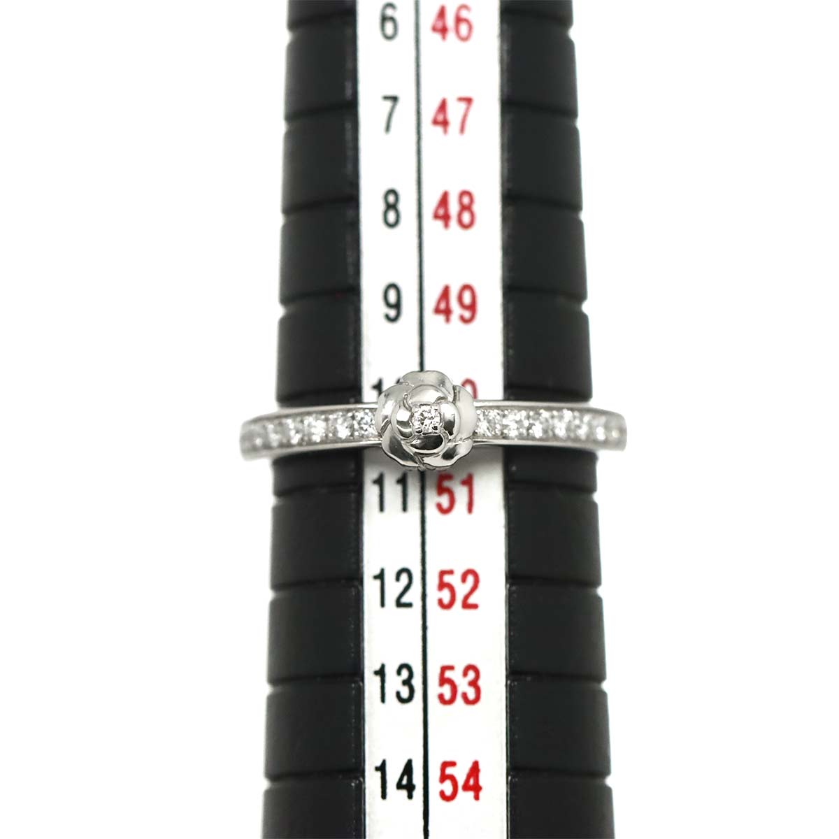 Camellia Diamond Ring Platinum size51 5.25-5.5(US)