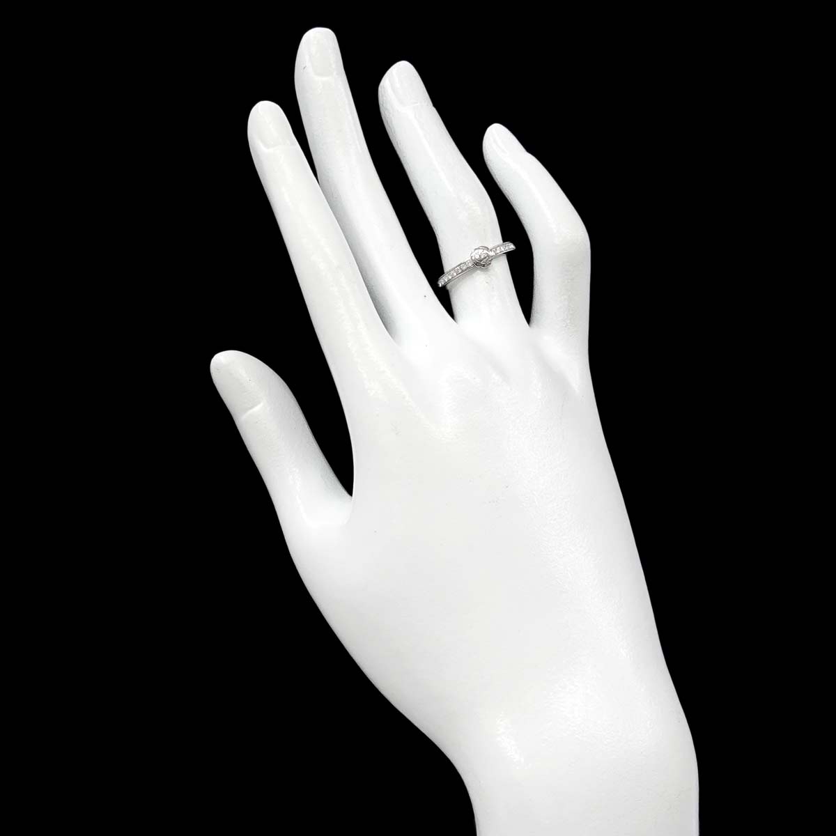 Camellia Diamond Ring Platinum size51 5.25-5.5(US)