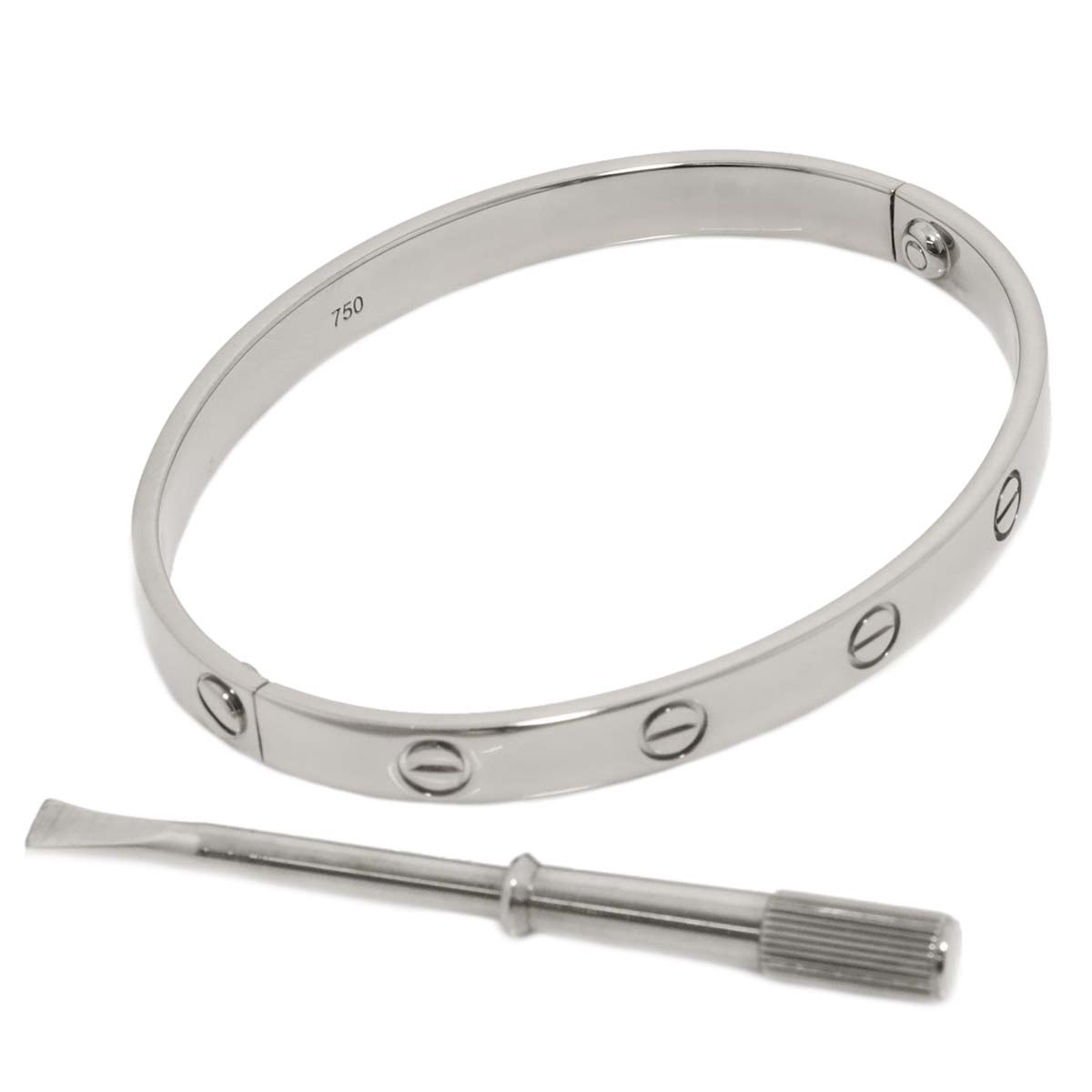 Love Bracelet Bangle 18K WG 750 Size17