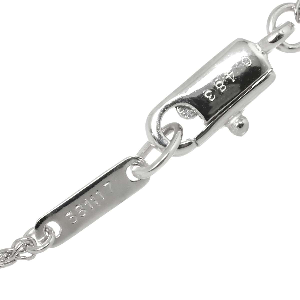 Padparadscha Sapphire 0.483ct Necklace 18K WG 750