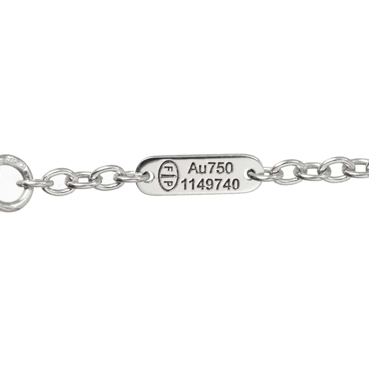 Chance Infini Diamond Bracelet MM 18K White Gold 750