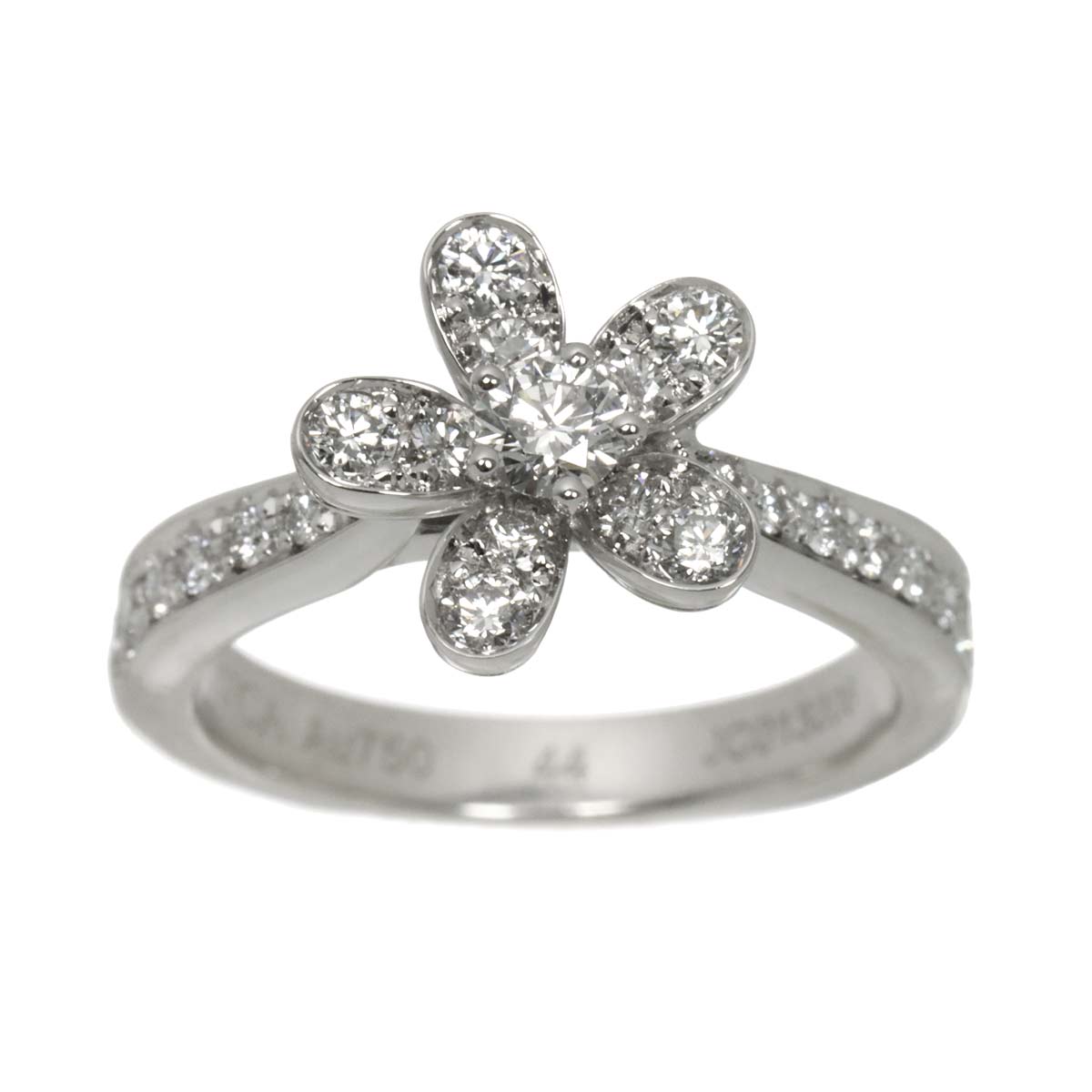 Socrates Diamond Ring 18K WG 750 size44 2.75-3(US)