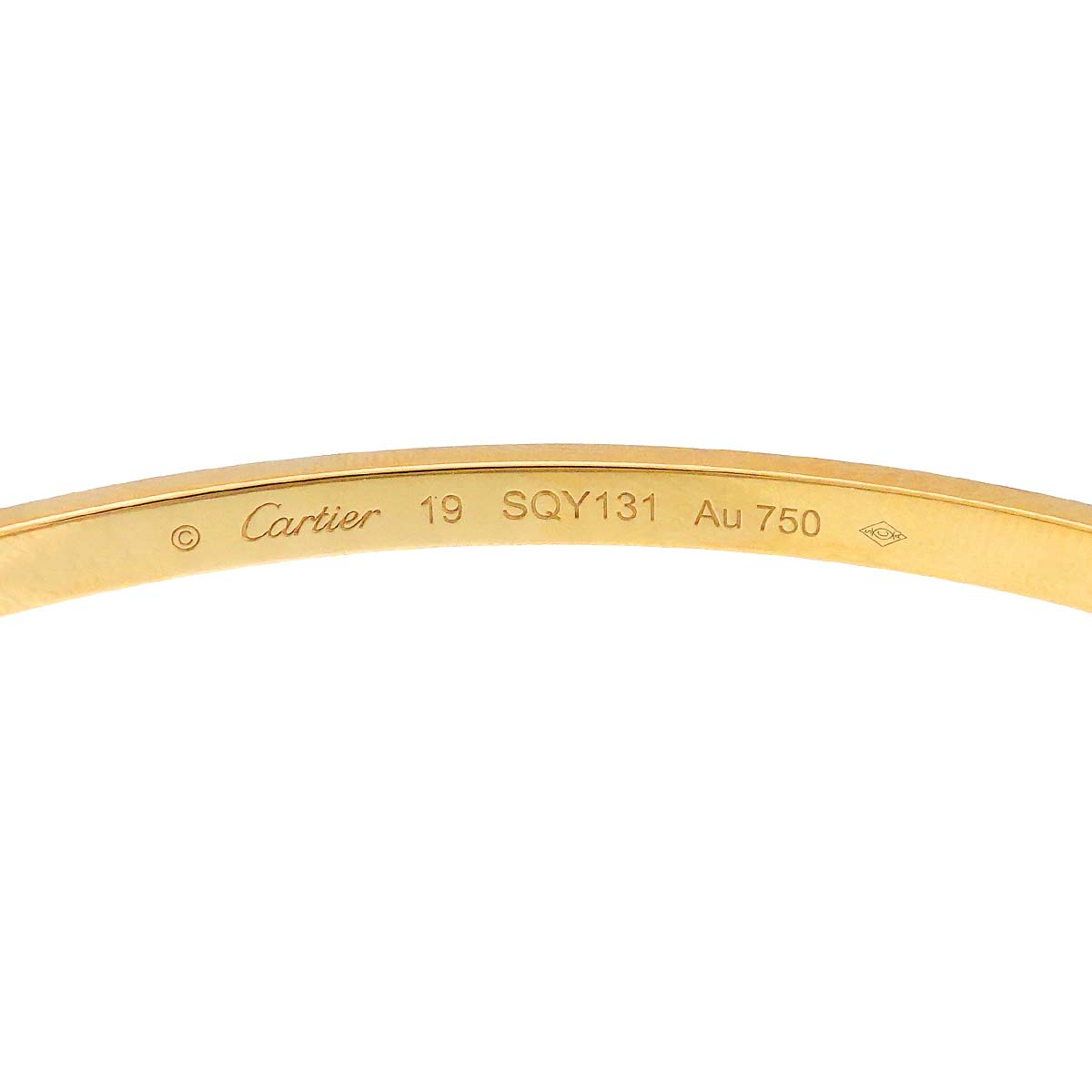 Love Bracelet SM 18K Yellow Gold 750 Size19