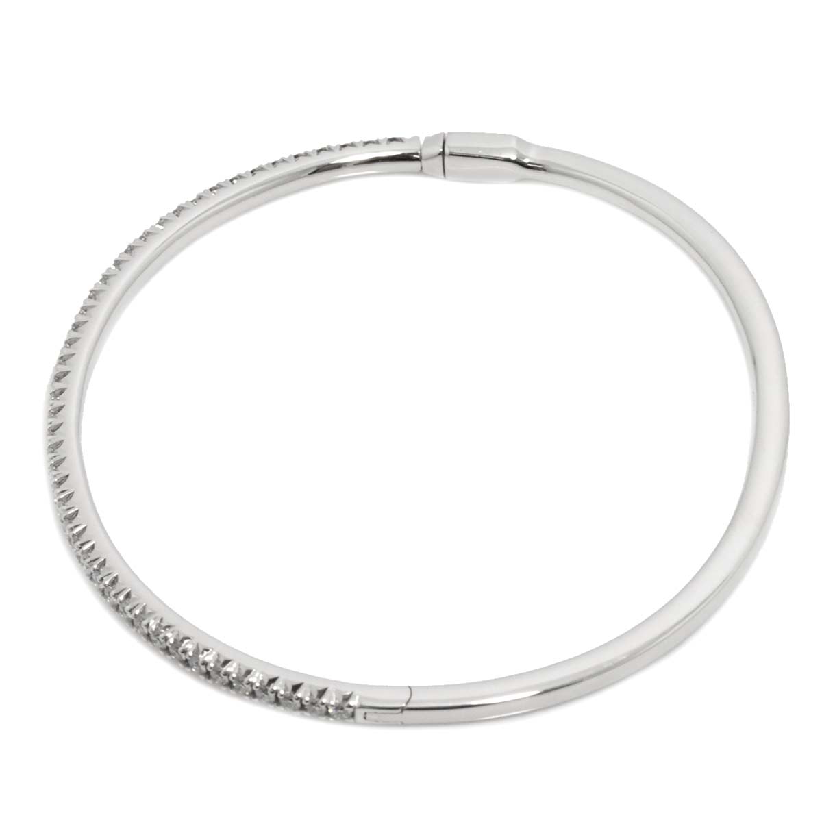 Metro Diamond Bracelet 18K White Gold 750