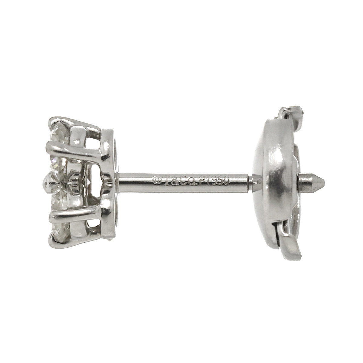 Aria Diamond Earrings Pierced Platinum