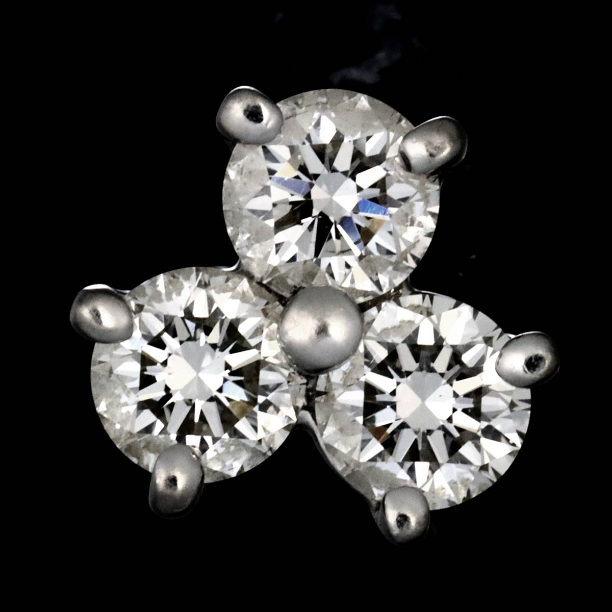 Aria Diamond Earrings Pierced Platinum