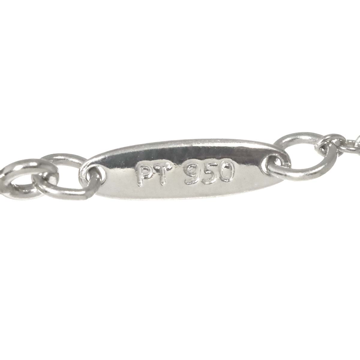 Teardrop Diamond Necklace Platinum