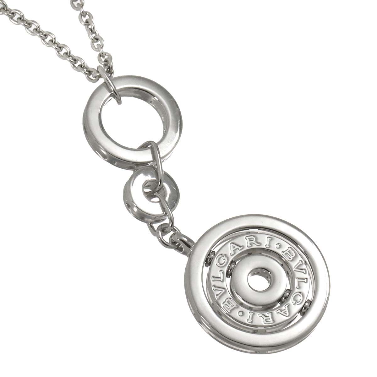 Astrale Cerchi Necklace 18K White Gold 750