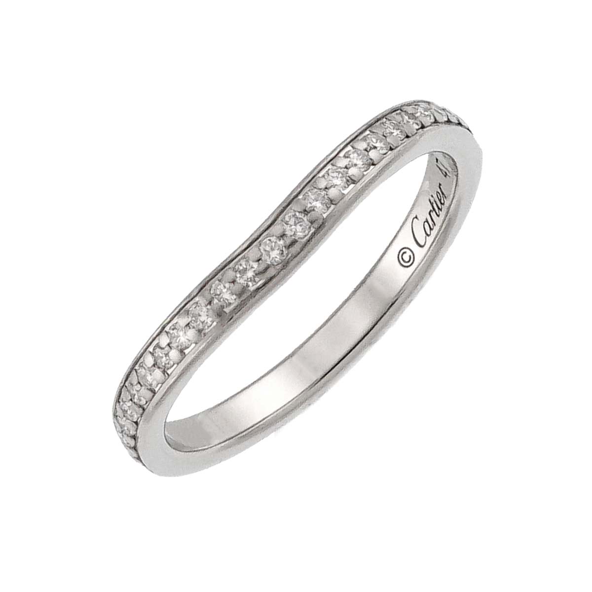 Ballerine Diamond Ring Pt Platinum size47 4(US)