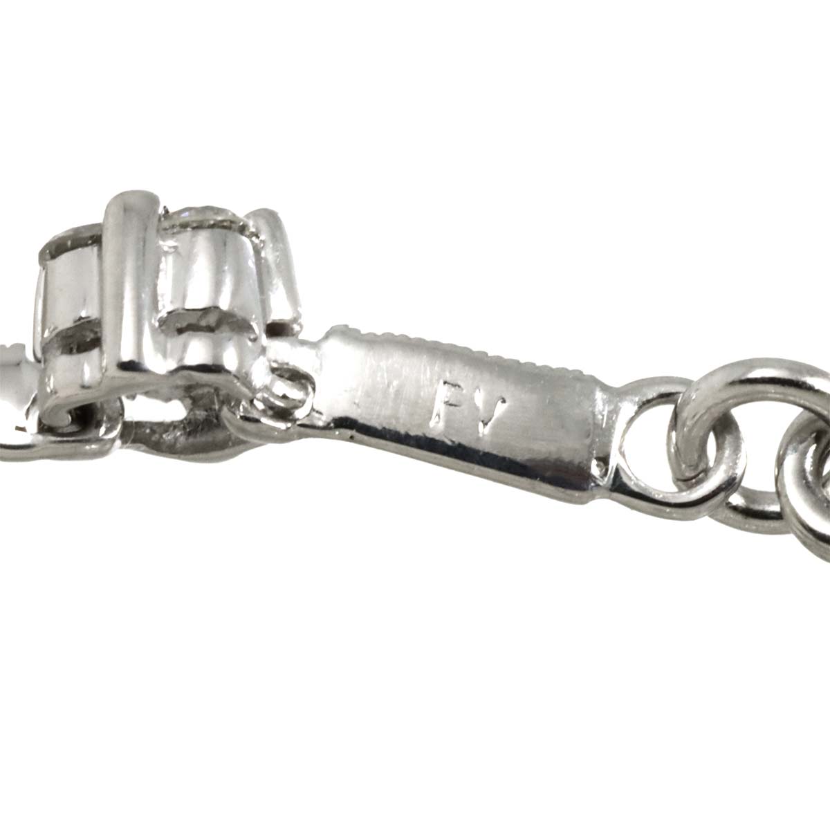 Diamond 1.53ct Bracelet 18K White Gold 750