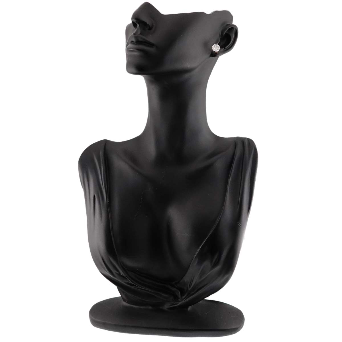 Diamond 0.50ct Earrings Pierced 18K K18 WG 750