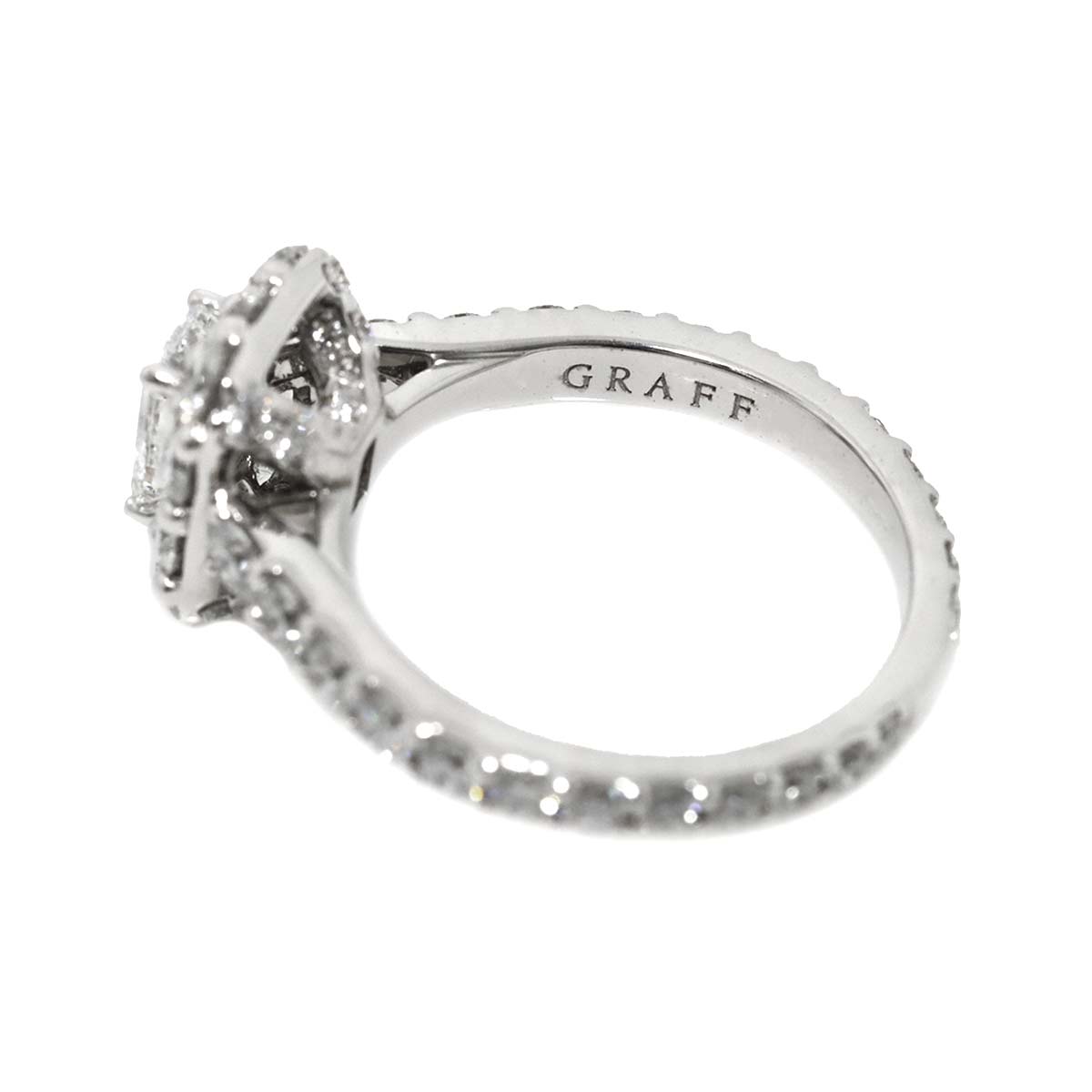 Icon Diamond 0.51ct D/VS1 Ring 18K WG 750 4(US)
