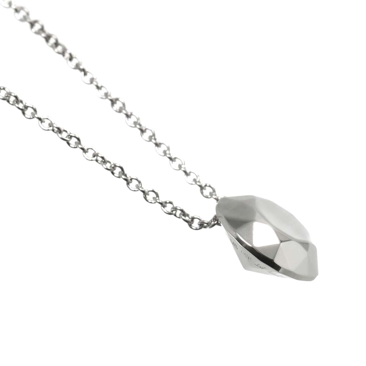 Facet Necklace Platinum