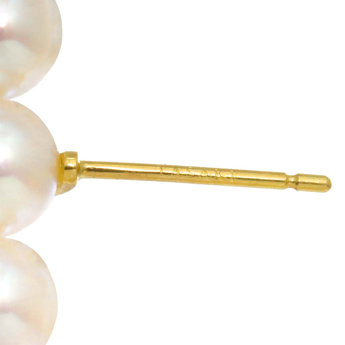 Balance Plus Earring Pierced 18K YG One piece only