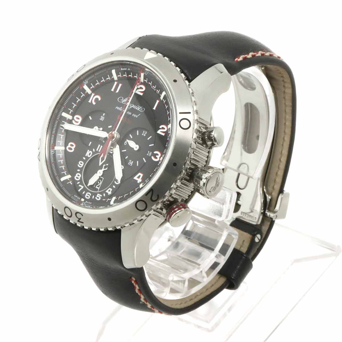 Transatlantique TypeXXII 3880ST Black Dial Automatic Mens