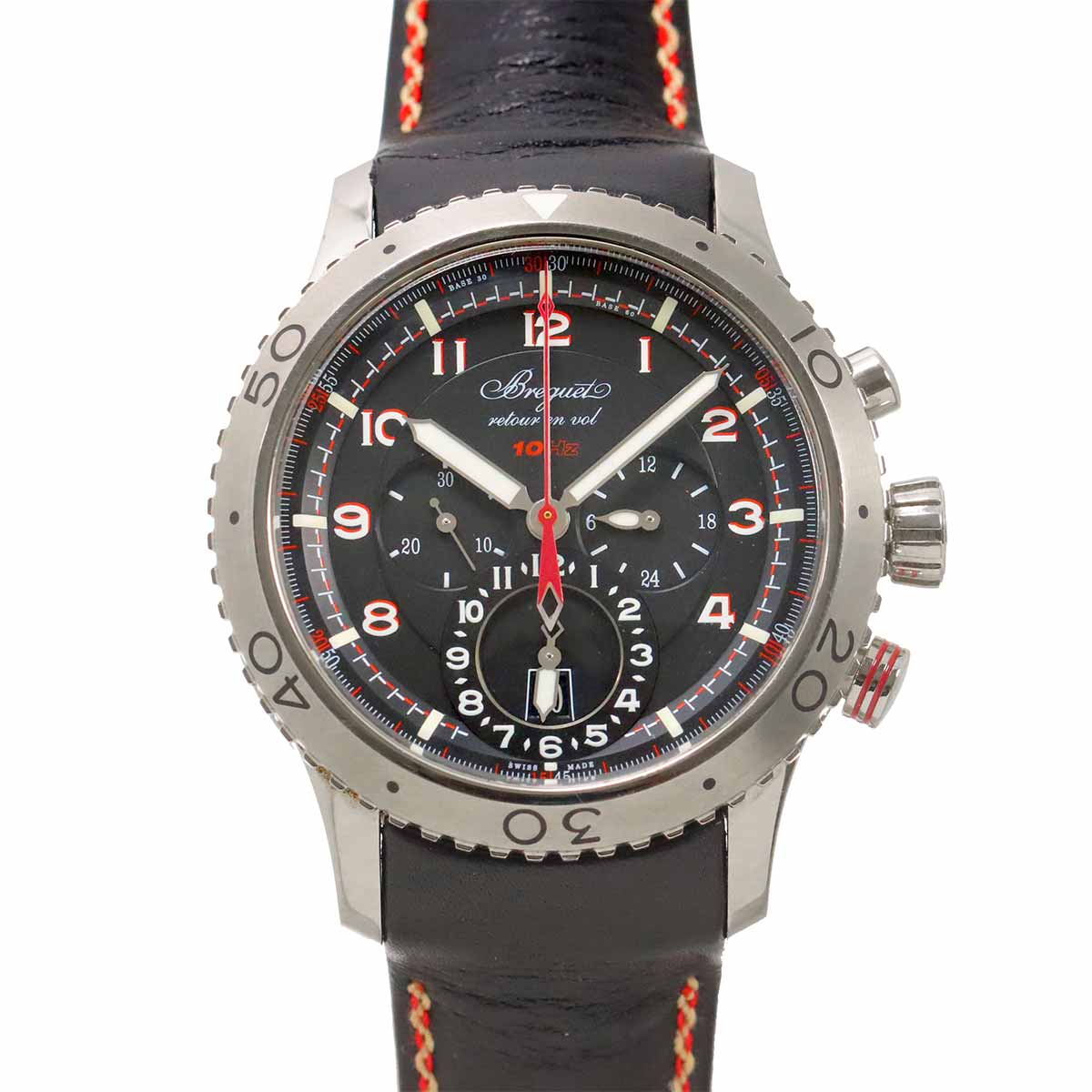 Transatlantique TypeXXII 3880ST Black Dial Automatic Mens