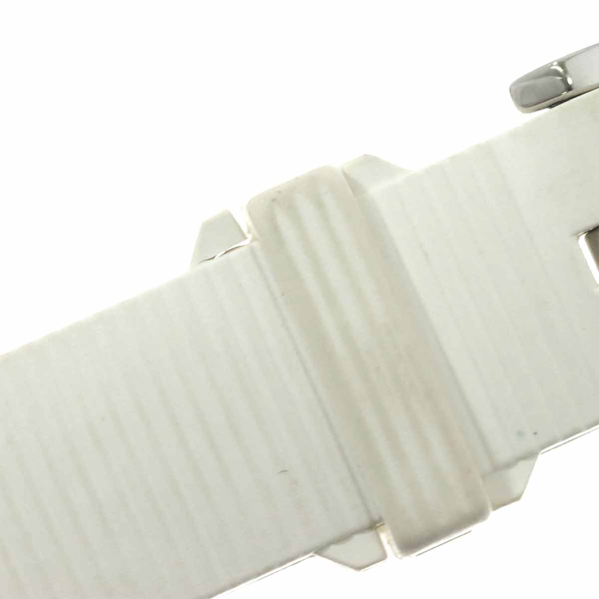 Premiere H2433 Diamond Bezel Rubber White Shell Dial Ladies