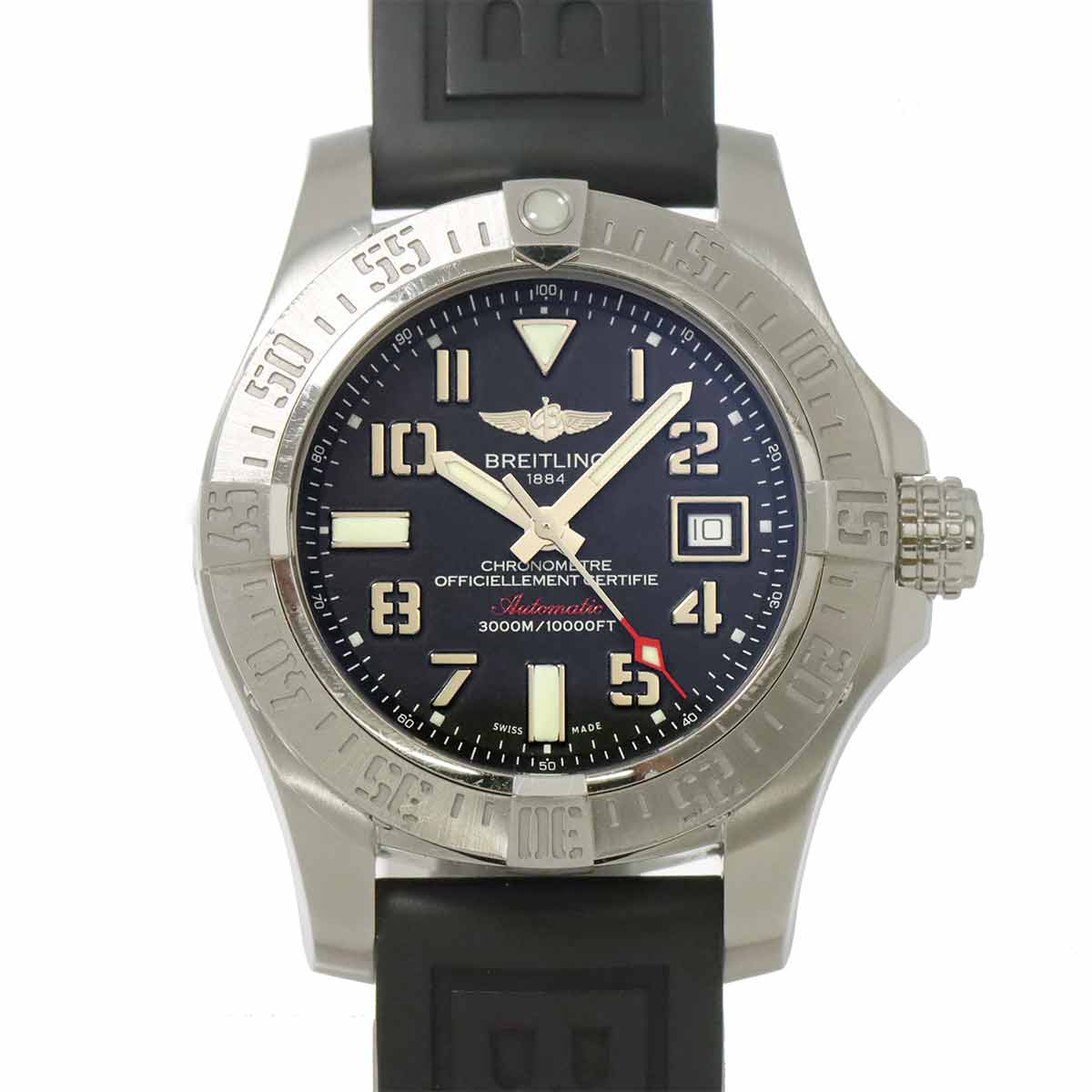 Avenger II Sea Wolf A17331 Date Automatic Black Dial Mens