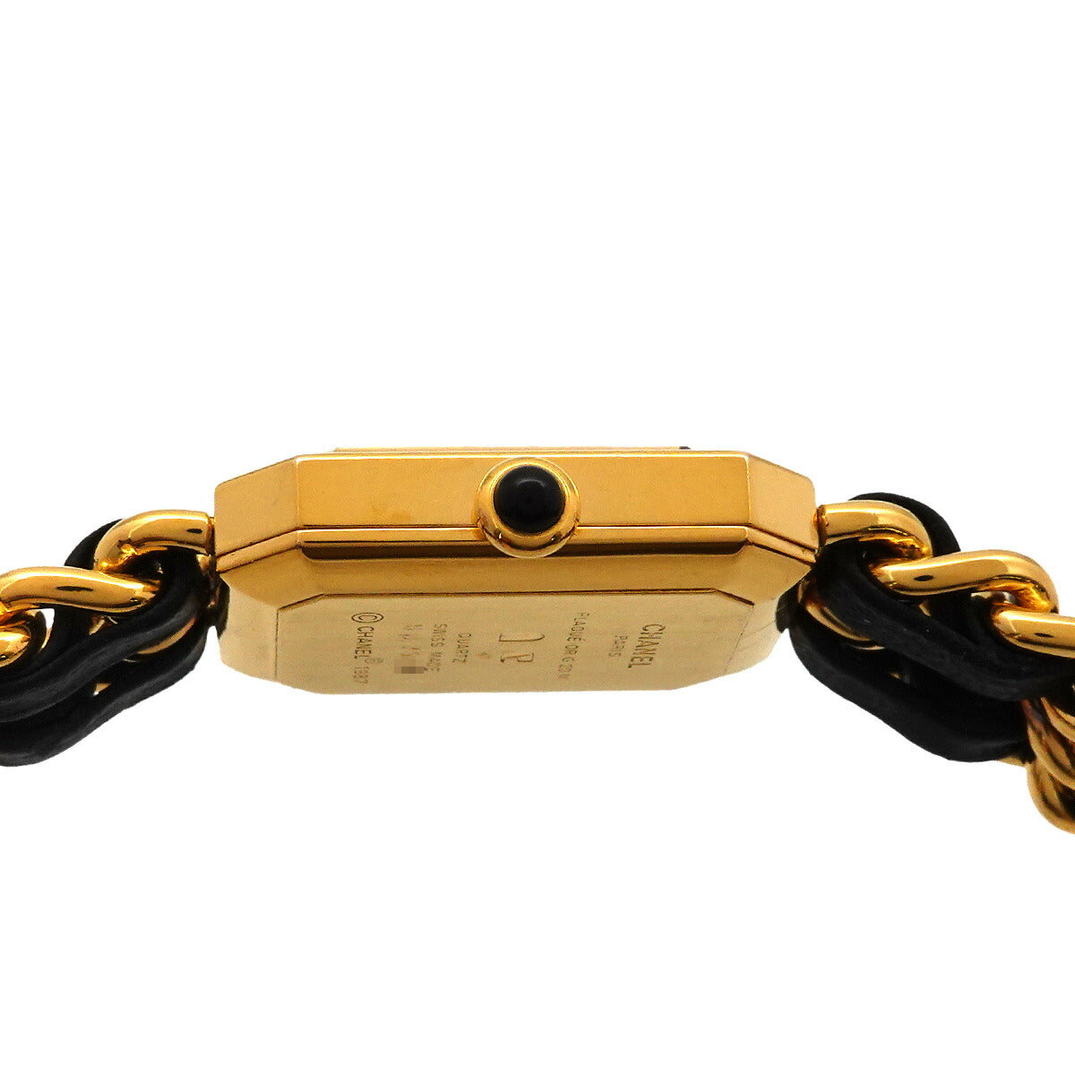 Premiere Size M H0001 Vintage Quartz Black Dial Ladies Watch