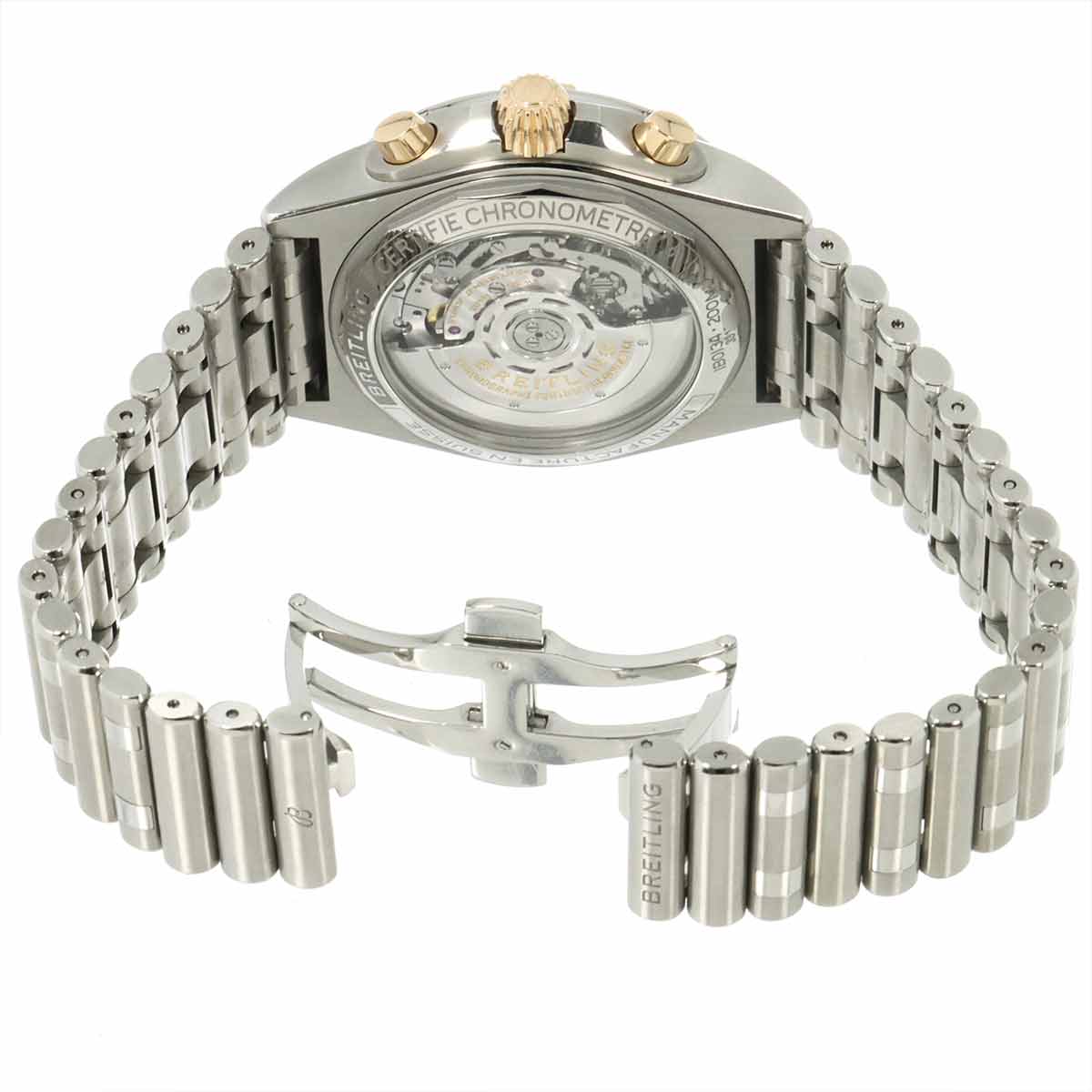 ChronomatB01 IB0134 750 PG Automatic Silver Dial Mens Watch