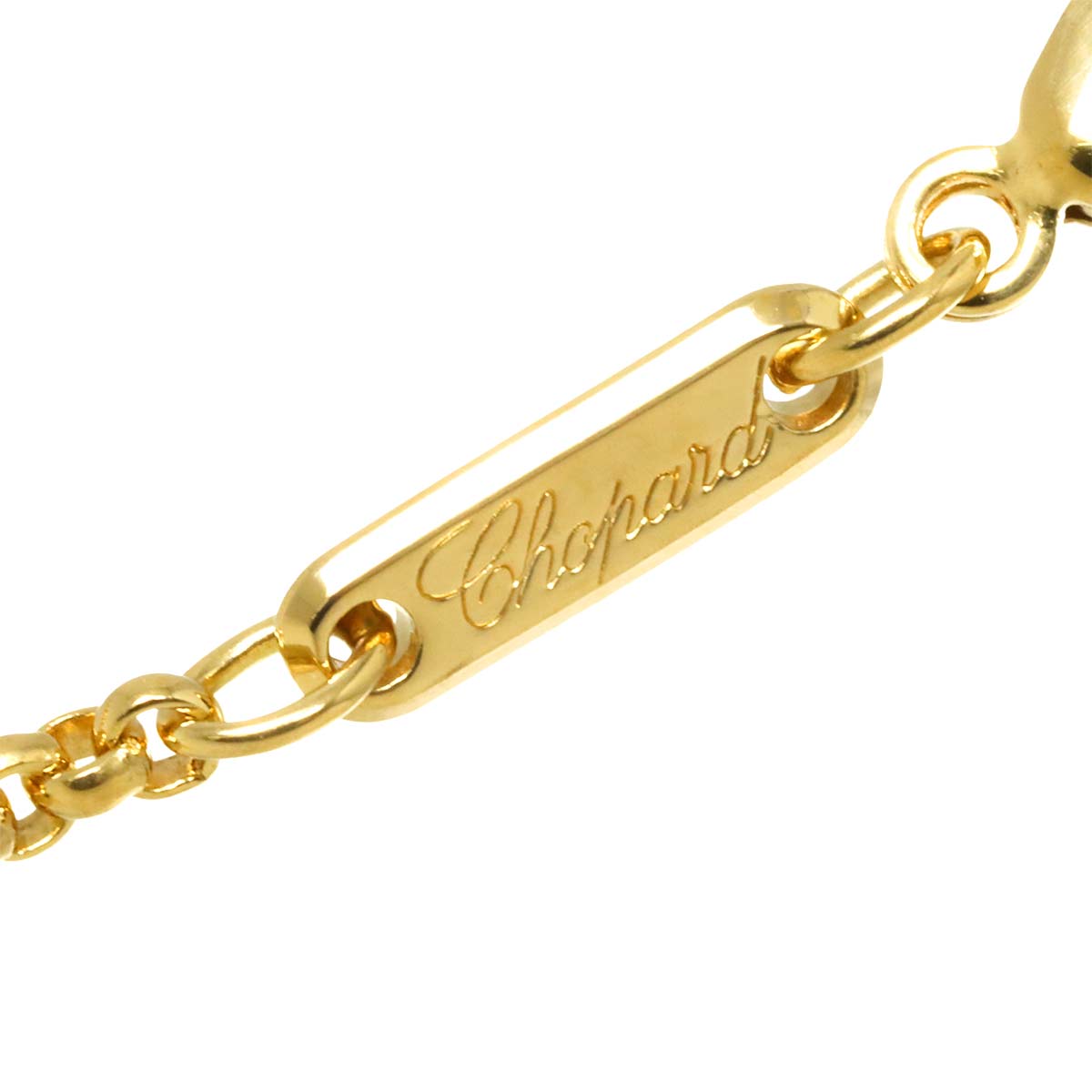 Happy Diamond Heart Necklace 18K Yellow Gold 750