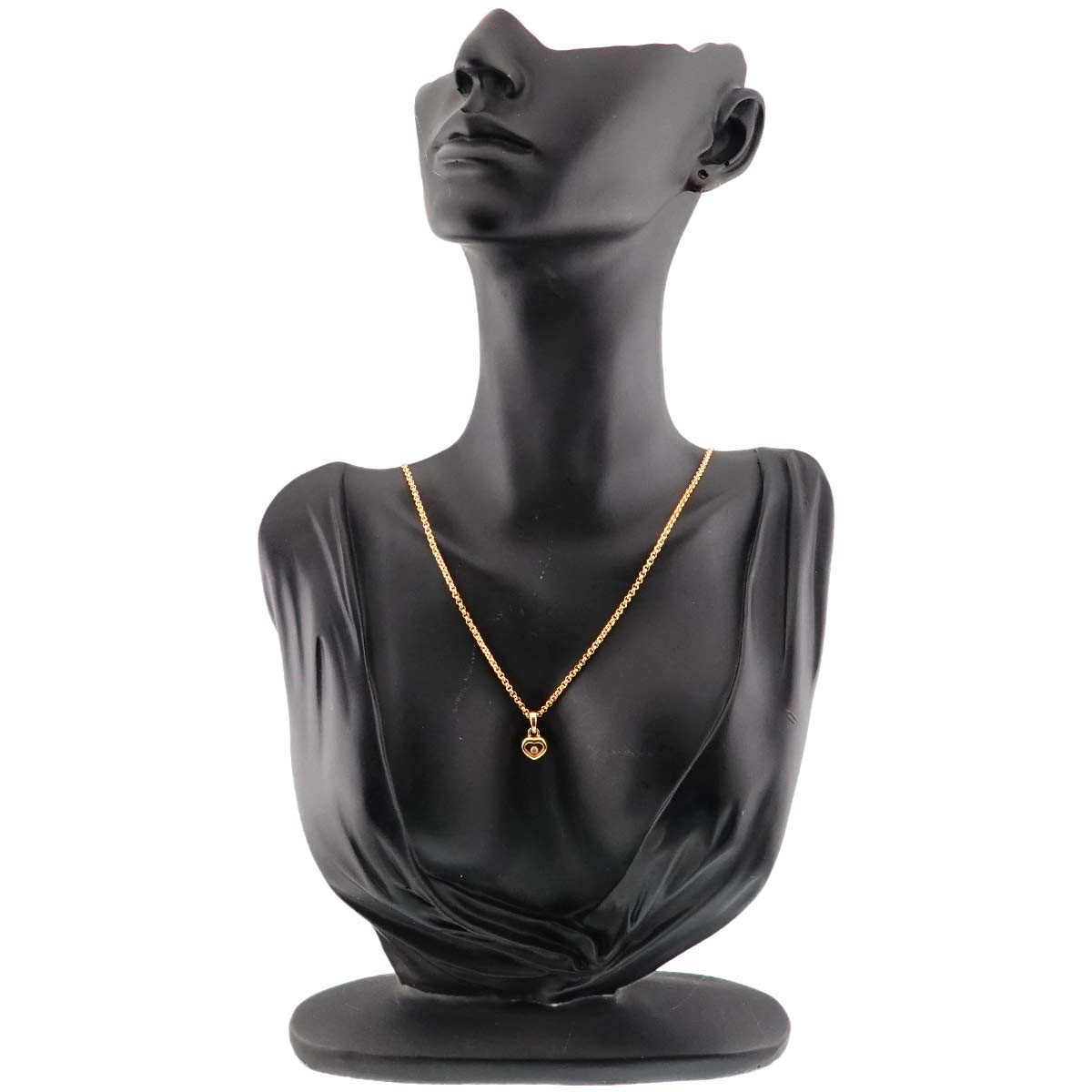 Happy Diamond Heart Necklace 18K Yellow Gold 750