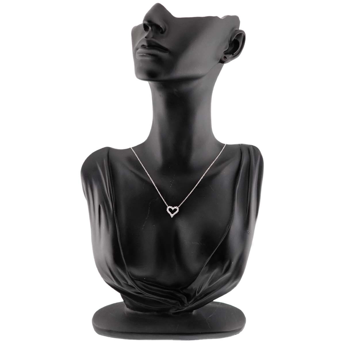 Sentimental Heart Diamond Necklace Platinum