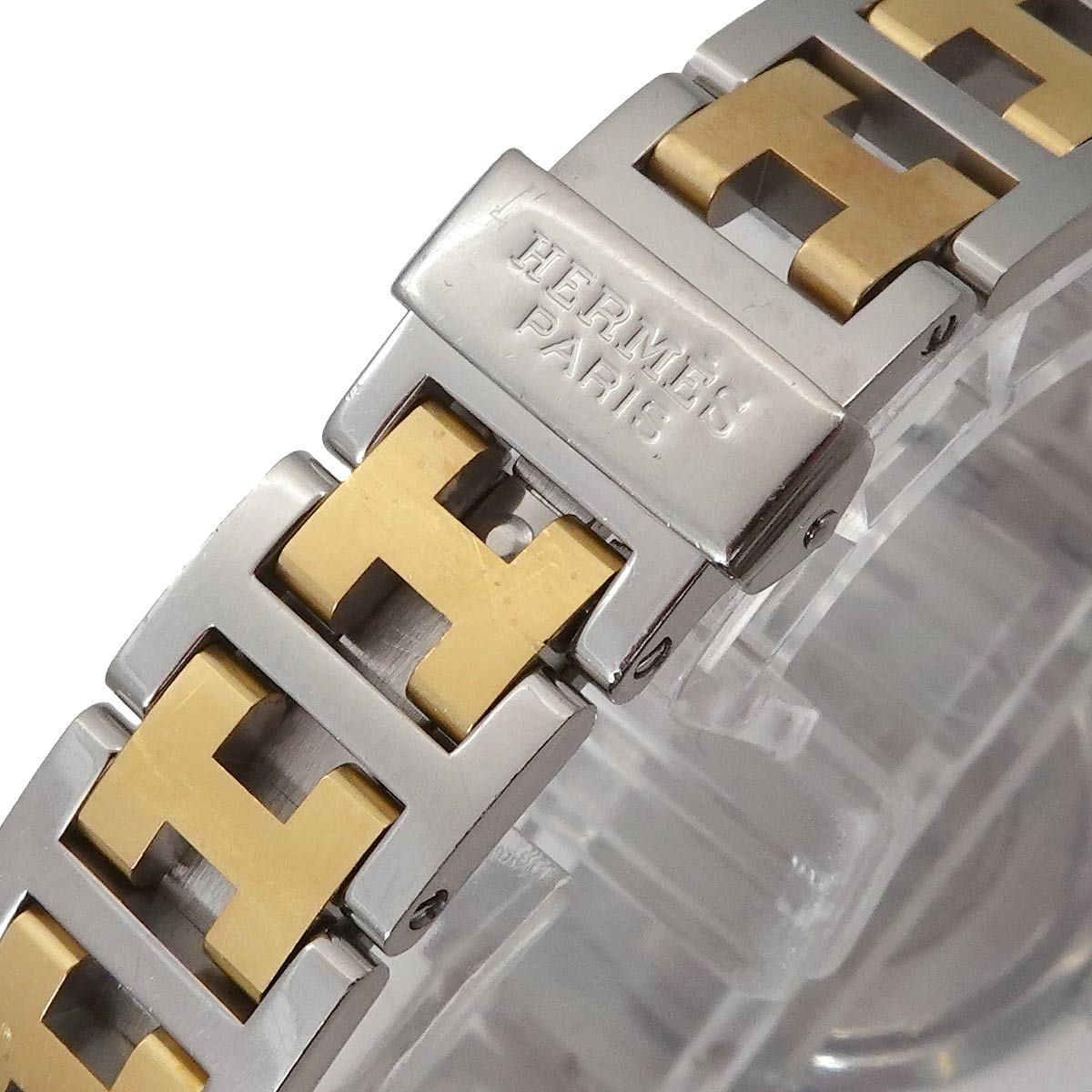 Clipper Two Tone CL4 220 Quartz Date cream Dial Ladies Watch