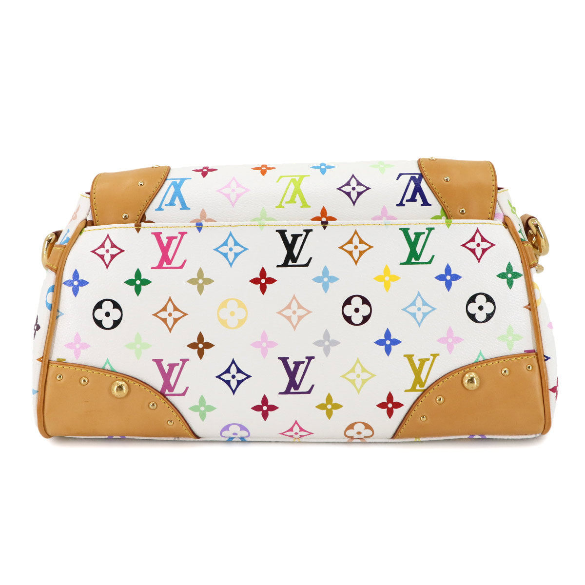 Monogram Multicolor Beverly MM Shoulder Bag Blanc M40203