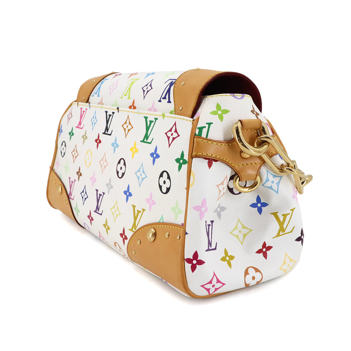 Monogram Multicolor Beverly MM Shoulder Bag Blanc M40203