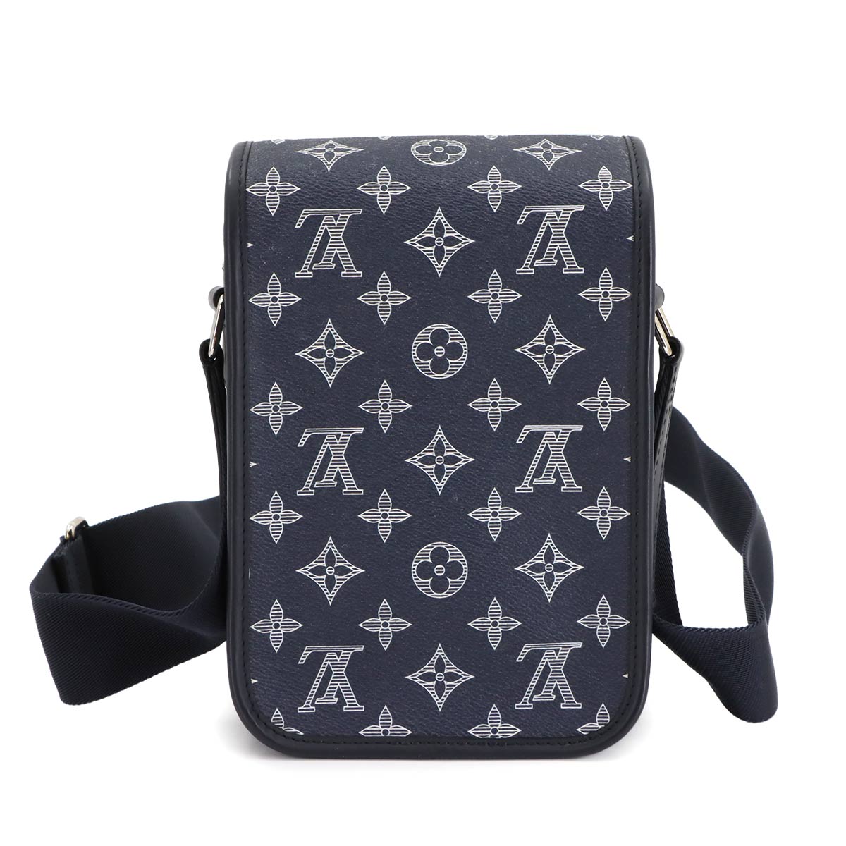 Monogram Savanna Messenger BB Shoulder Bag Navy M54247