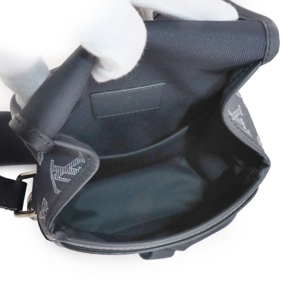 Monogram Savanna Messenger BB Shoulder Bag Navy M54247