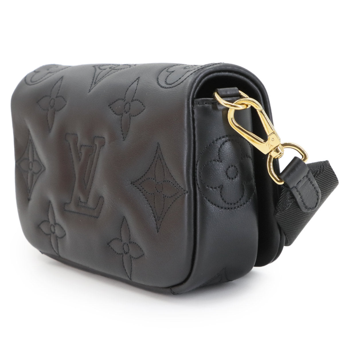 Bubblegram Wallet on Strap Shoulder Bag Leather M81398