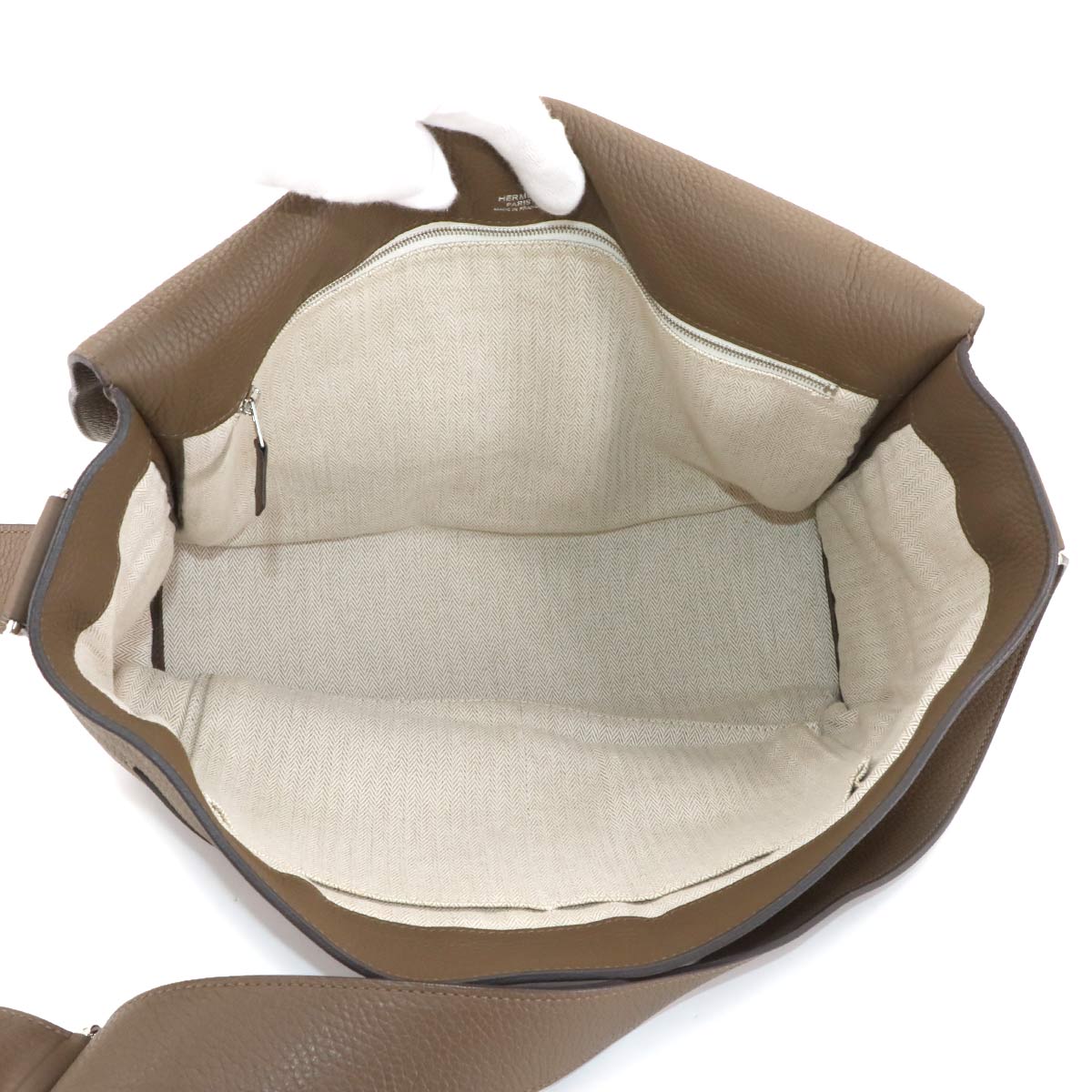 Sac Alfred 35 Messenger Shoulder Bag Taurillon Clemence Toupe