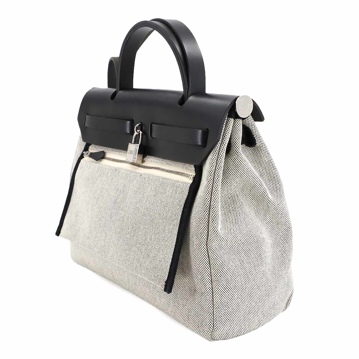 HerBag Zip PM PEGASE POP 2way Bag Vache Hunter Toile H Grey Y