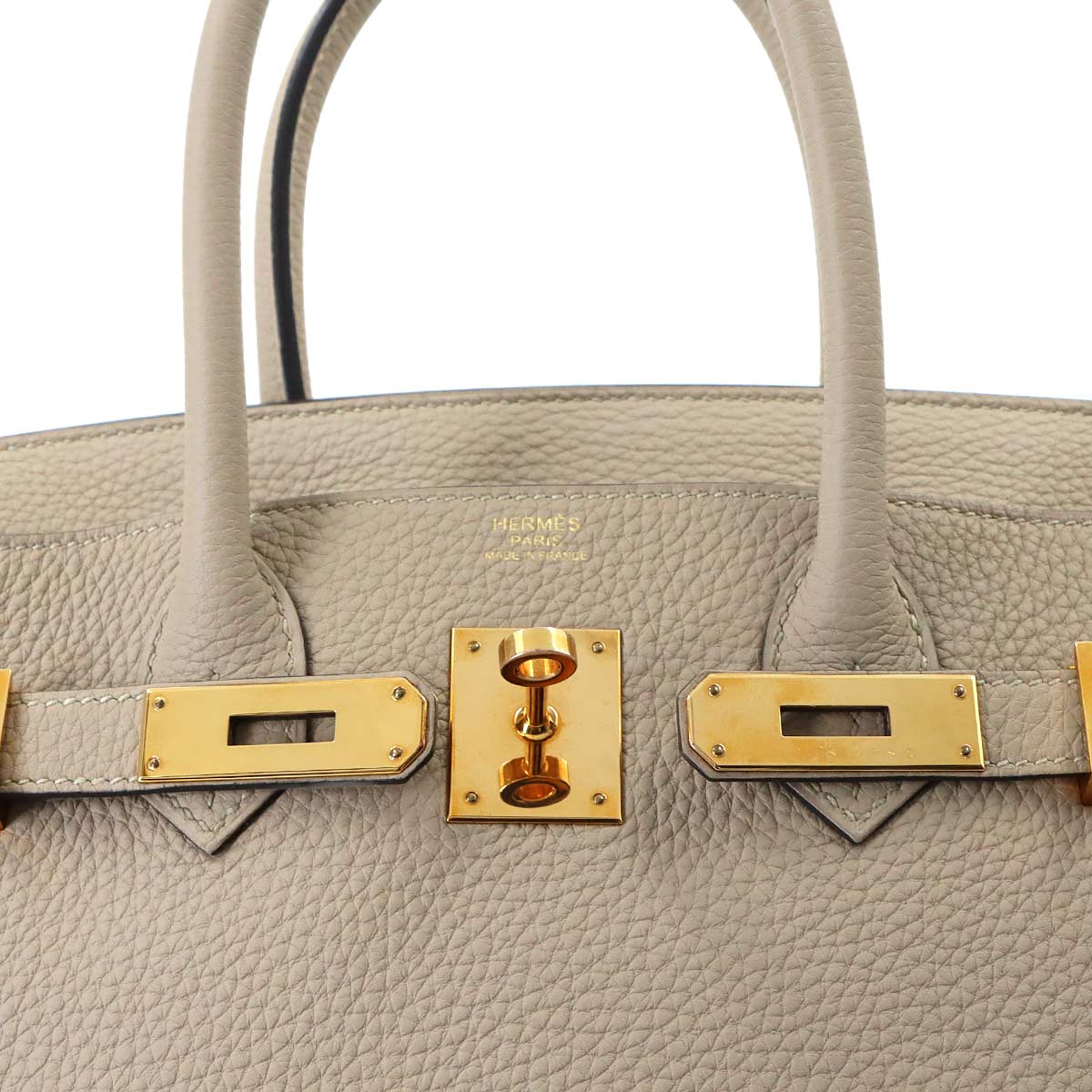 Birkin 30 Togo Leather Gris Tourterelle Hand Bag Purse
