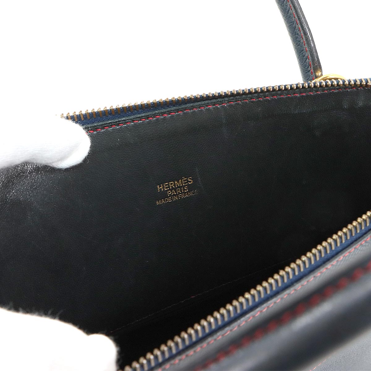 Bolide 31 Hand Shoulder Bag Couchevel Epsom Navy Purse