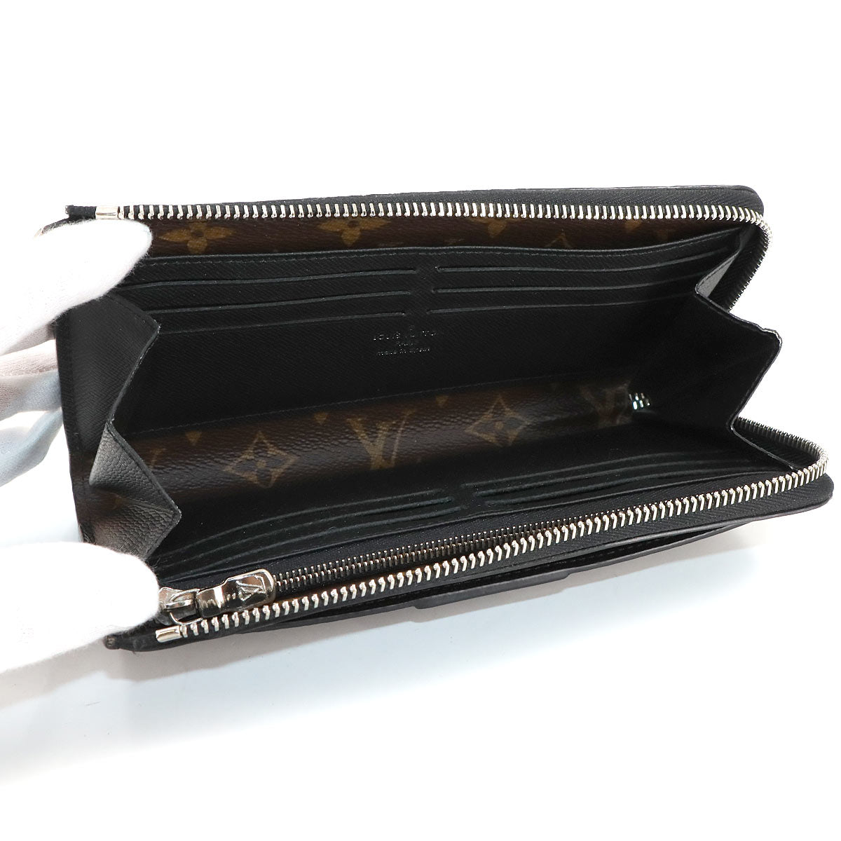 Monogram Macassar Dragonne Wallet Brown Black M69407