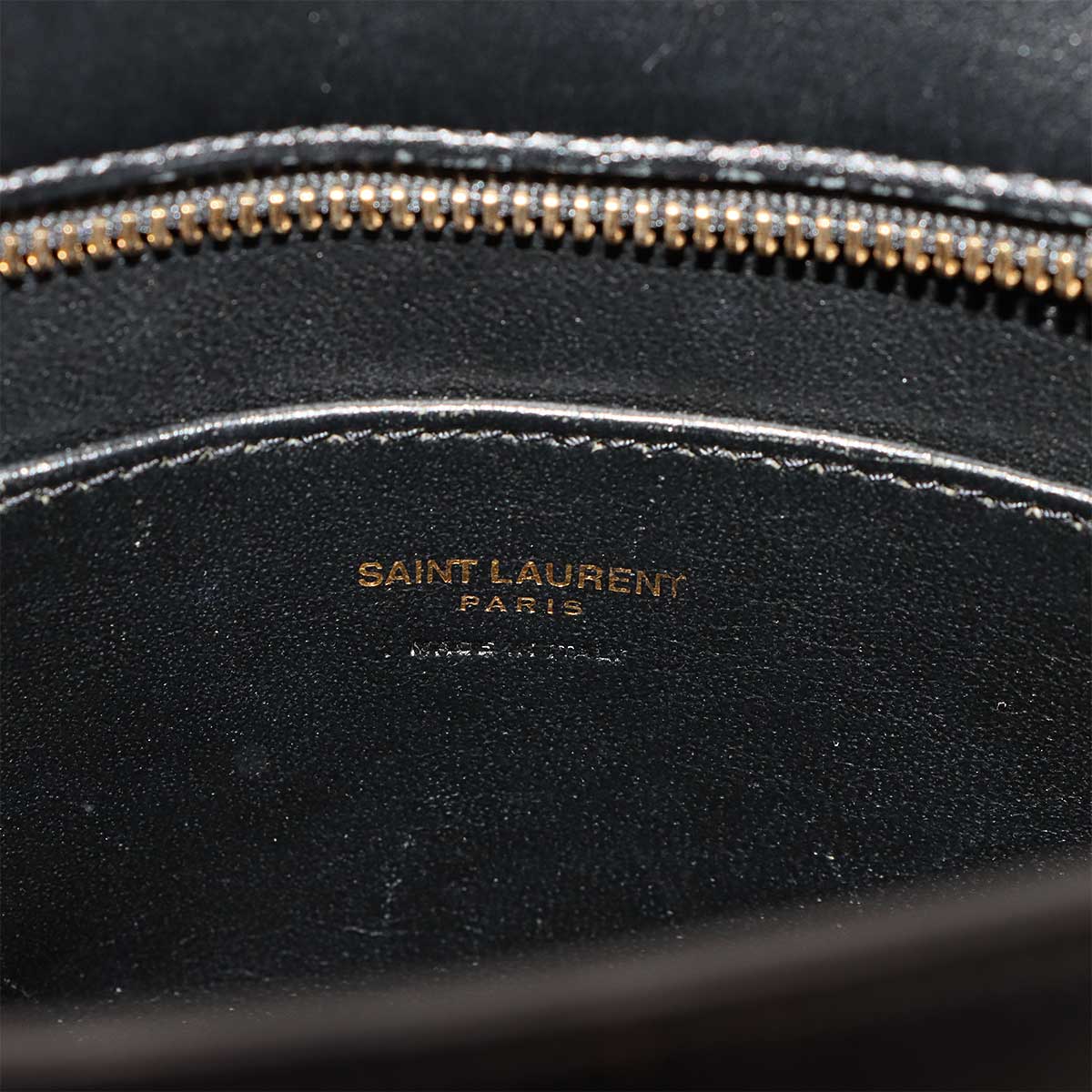 Baby Cabas Hand Shoulder Bag Leather Black 472466