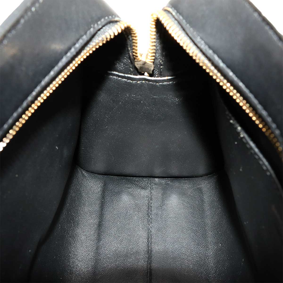 Baby Cabas Hand Shoulder Bag Leather Black 472466