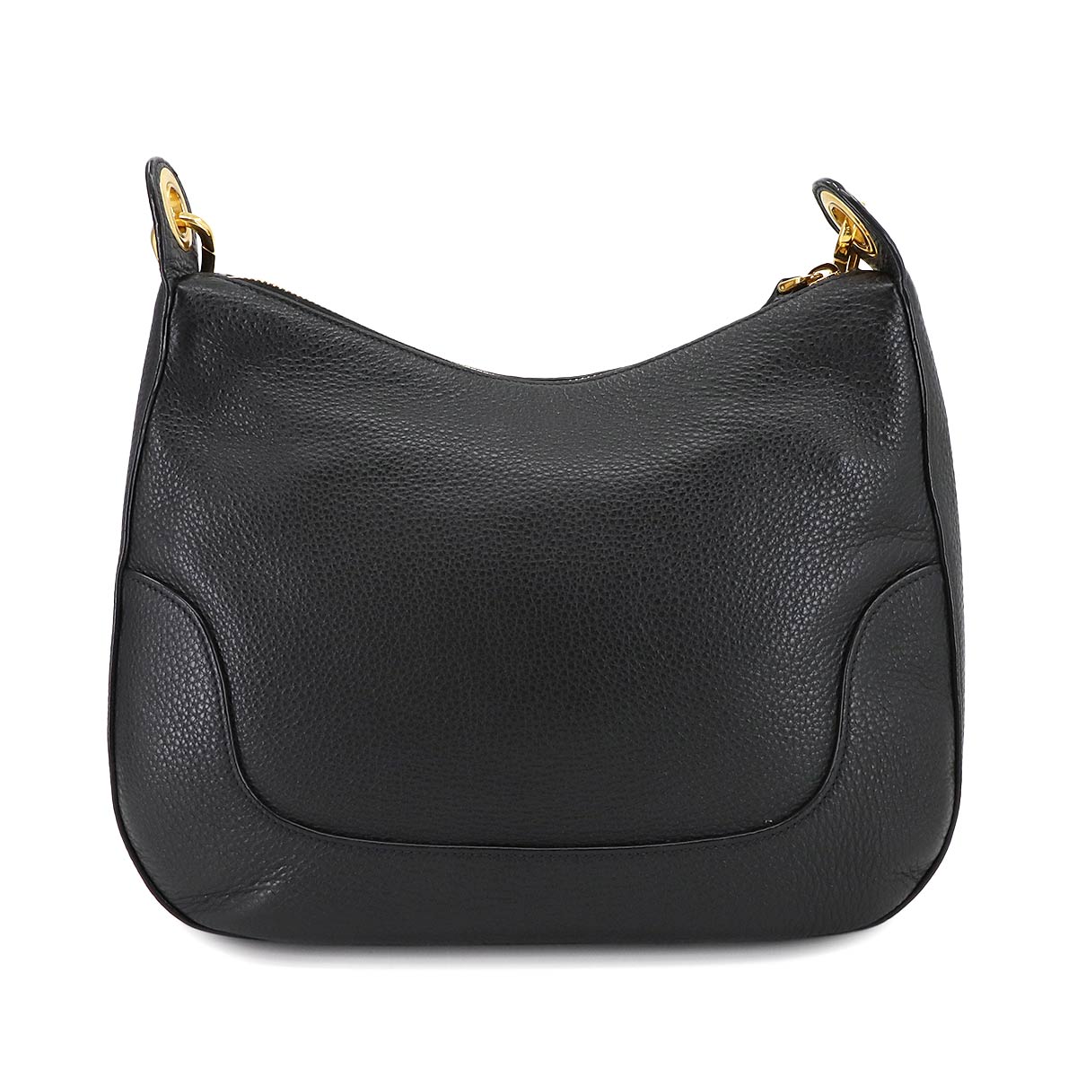 Shoulder Bag Leather Nero Black 1BC052 Purse