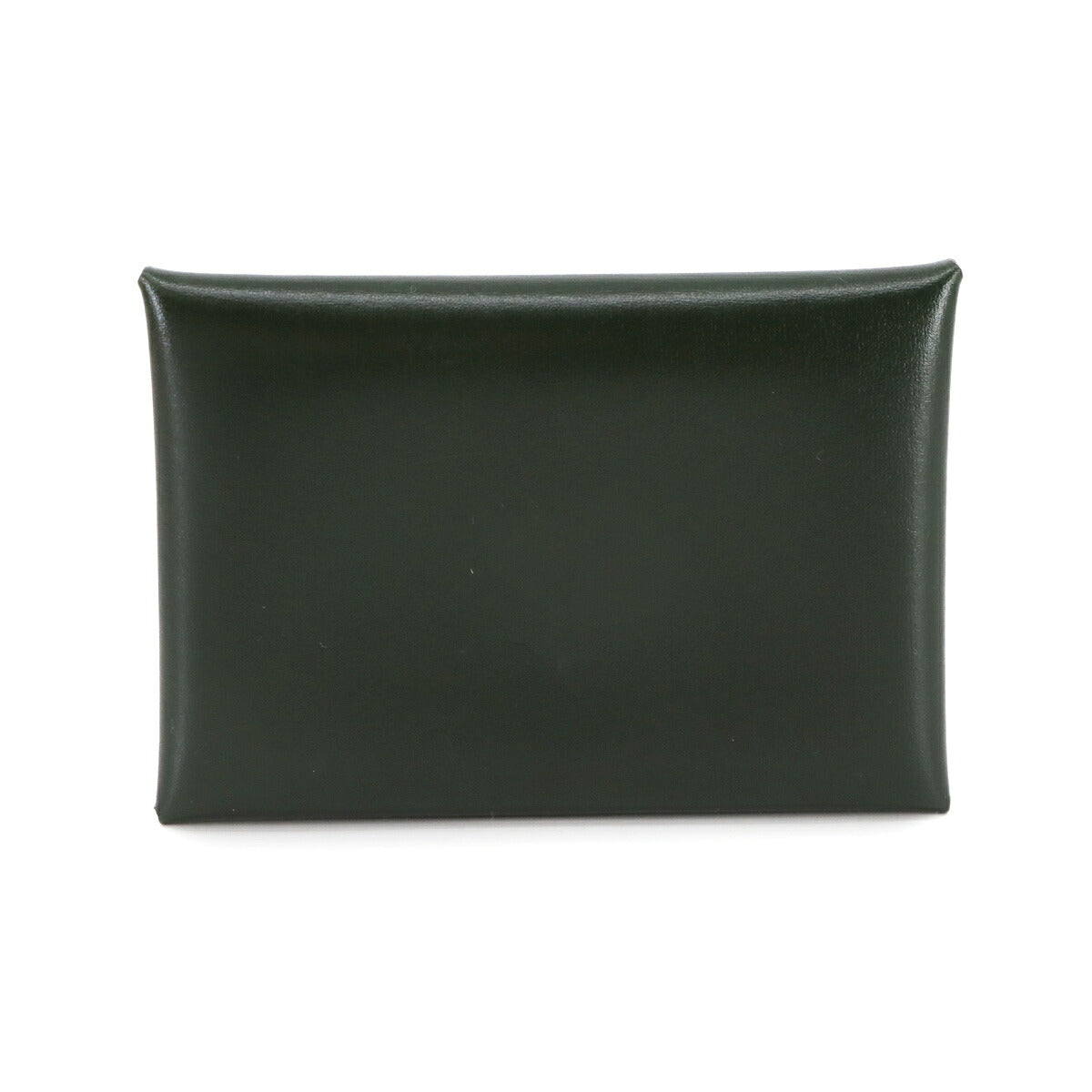 Calvi Duo Card Case Box Calf Vert Fonce W