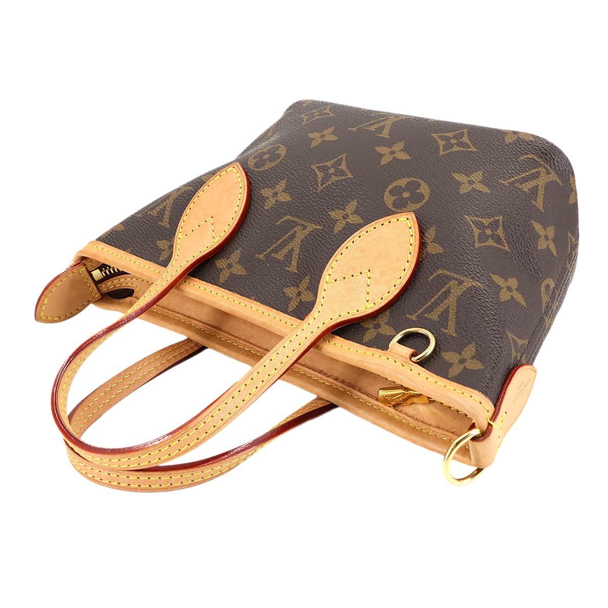 Monogram Neverfull BB Tote Shoulder Bag Brown M46705