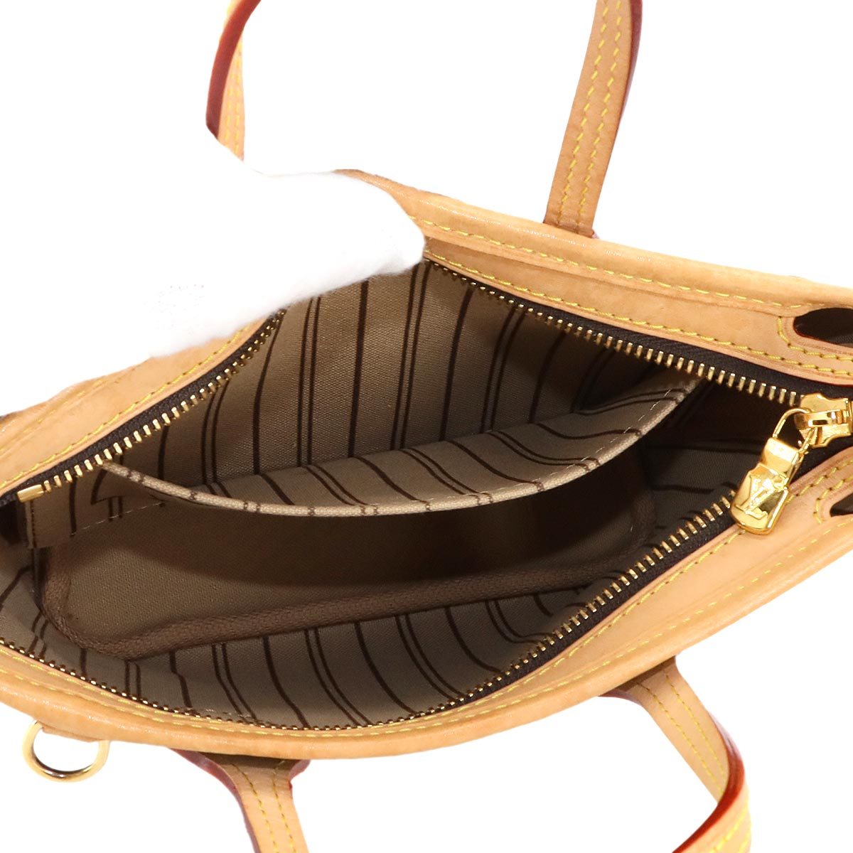 Monogram Neverfull BB Tote Shoulder Bag Brown M46705