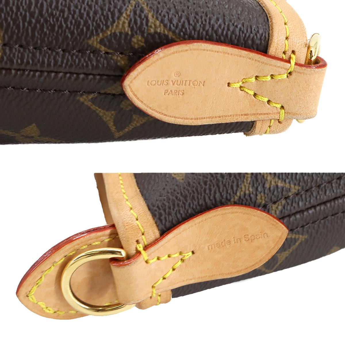 Monogram Neverfull BB Tote Shoulder Bag Brown M46705