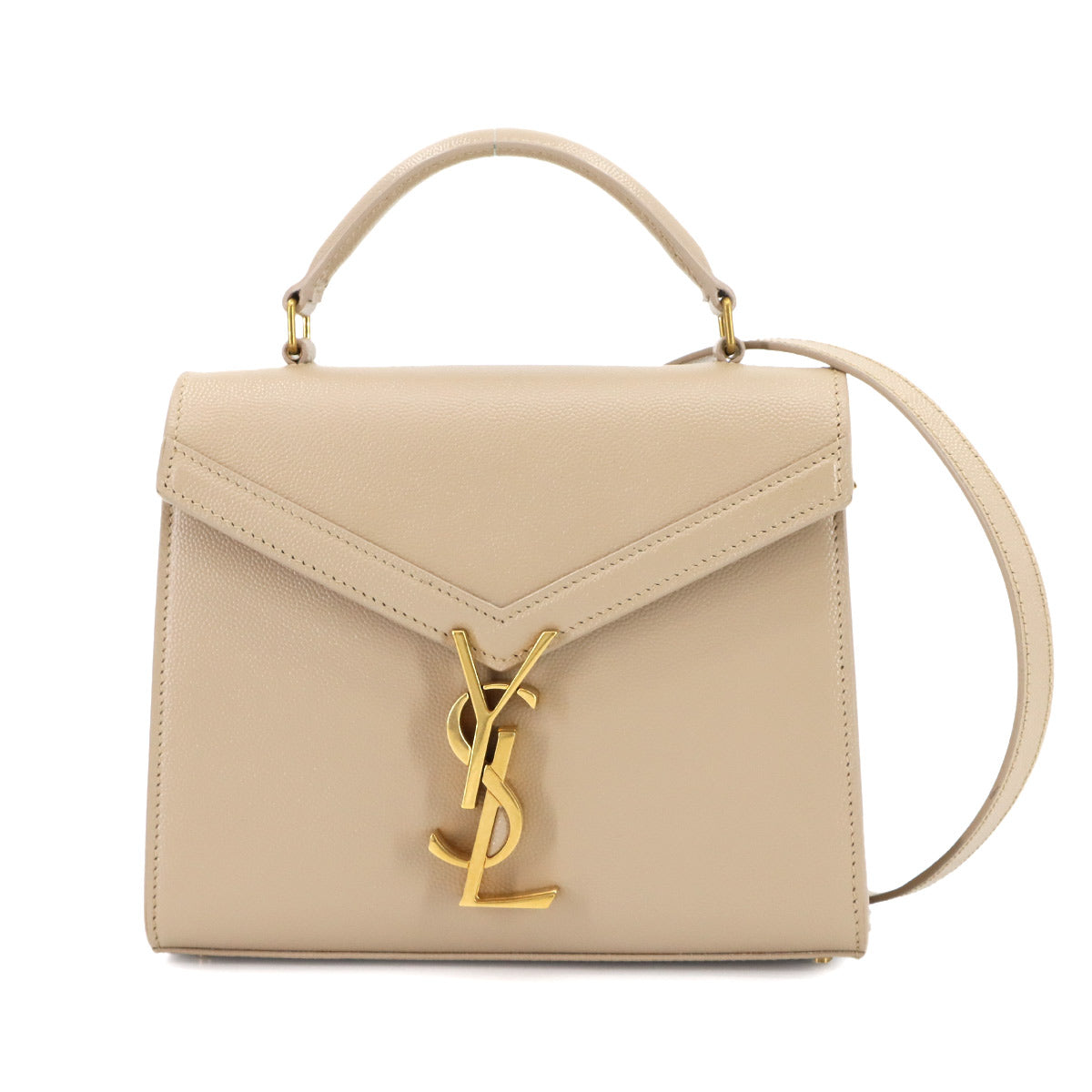 Cassandra Top handle Mini Hand Shoulder Bag Beige