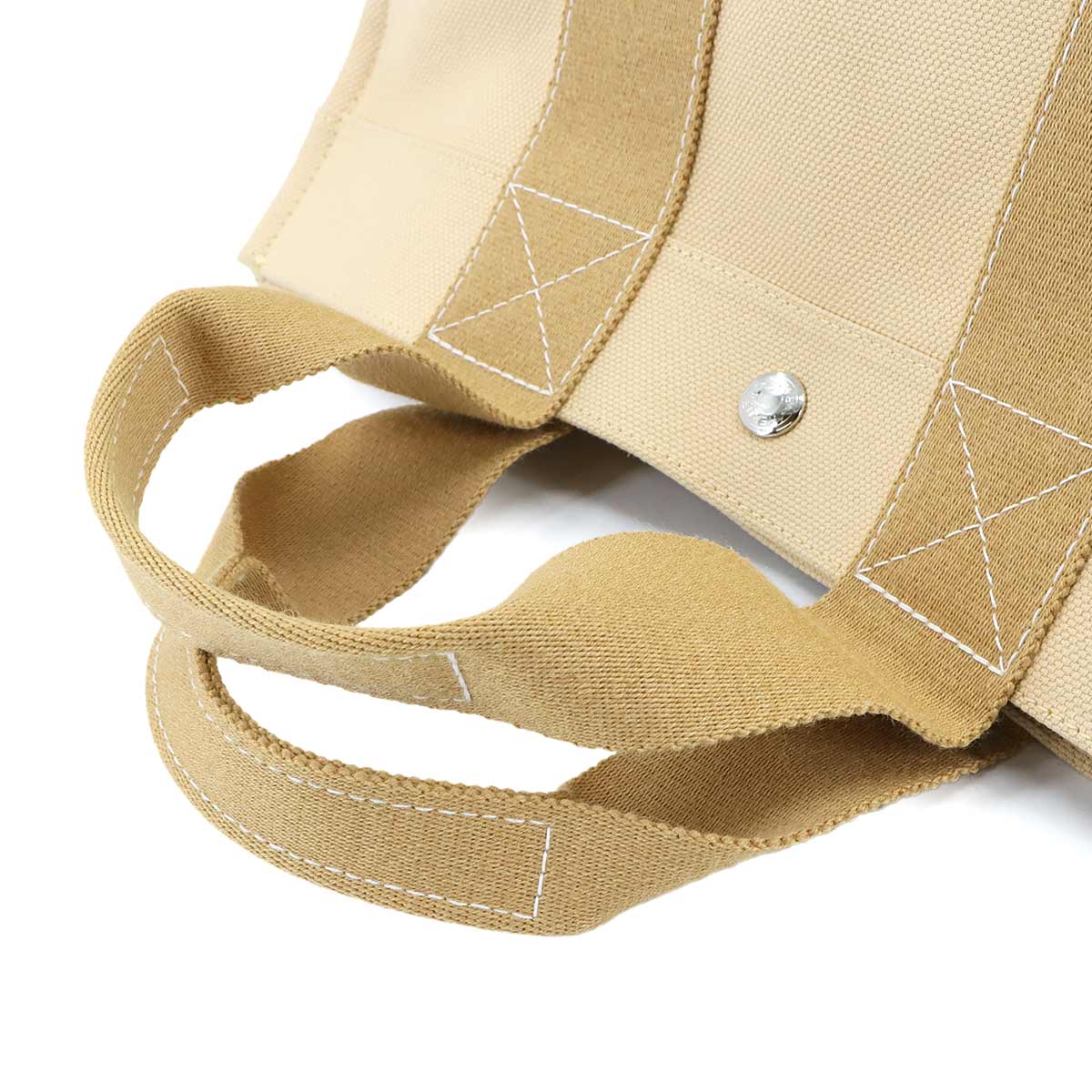 Coquillage PM Tote Bag Canvas Beige Unisex Purse