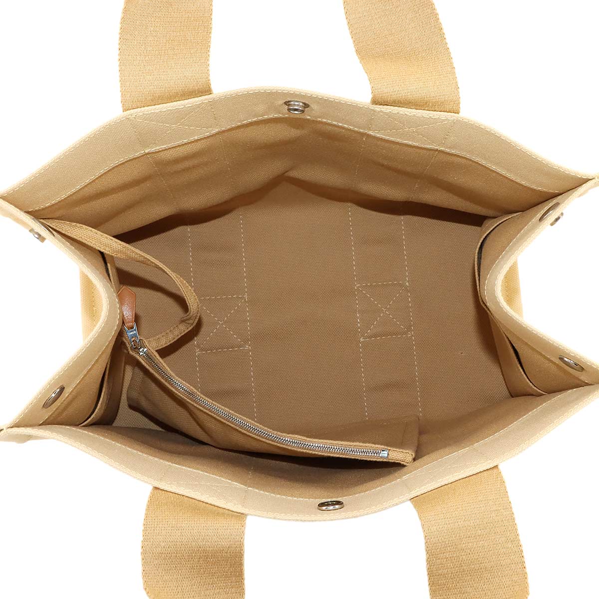 Coquillage PM Tote Bag Canvas Beige Unisex Purse