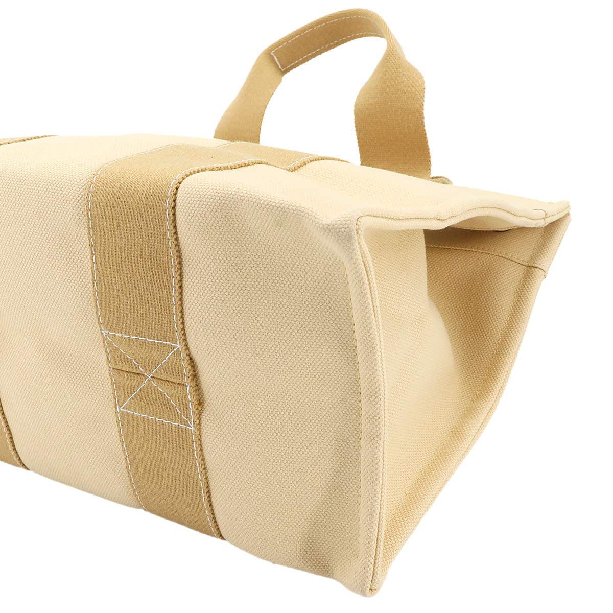 Coquillage PM Tote Bag Canvas Beige Unisex Purse