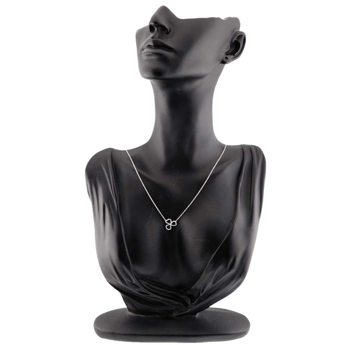 Paper Flowers Diamond Necklace Platinum